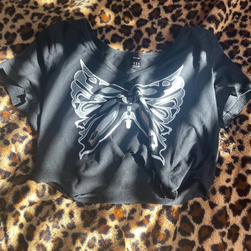 Shein butterfly top